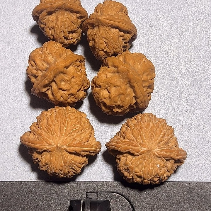 文玩核桃把件下***汐磨盘 火苗 赤龙