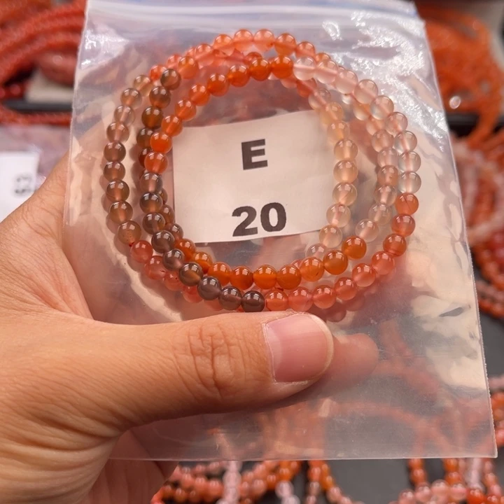 南红玛瑙未镶嵌多样性发货默认微瑕称重5mm3条