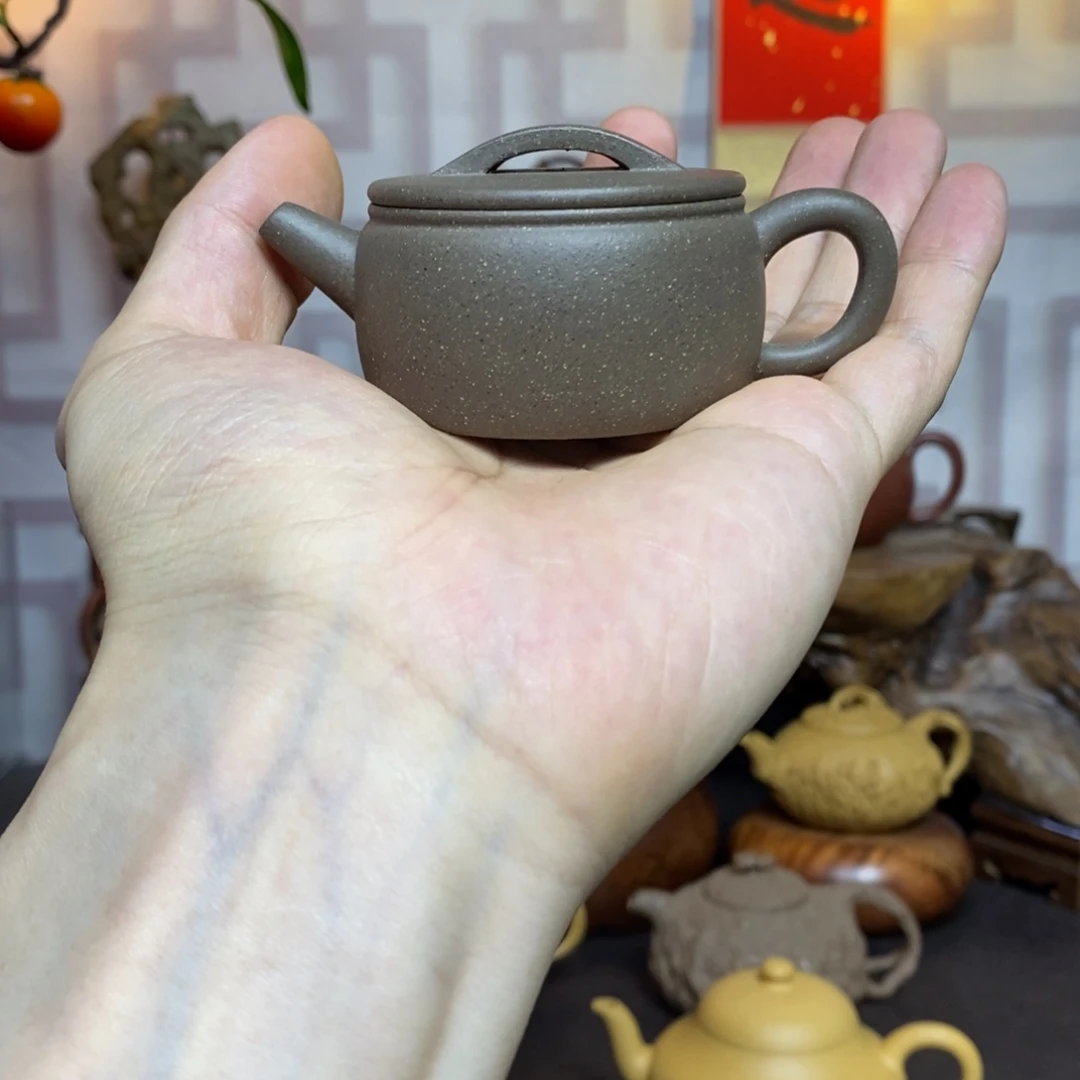 茶壶紫砂紫砂茶具青段汉瓦