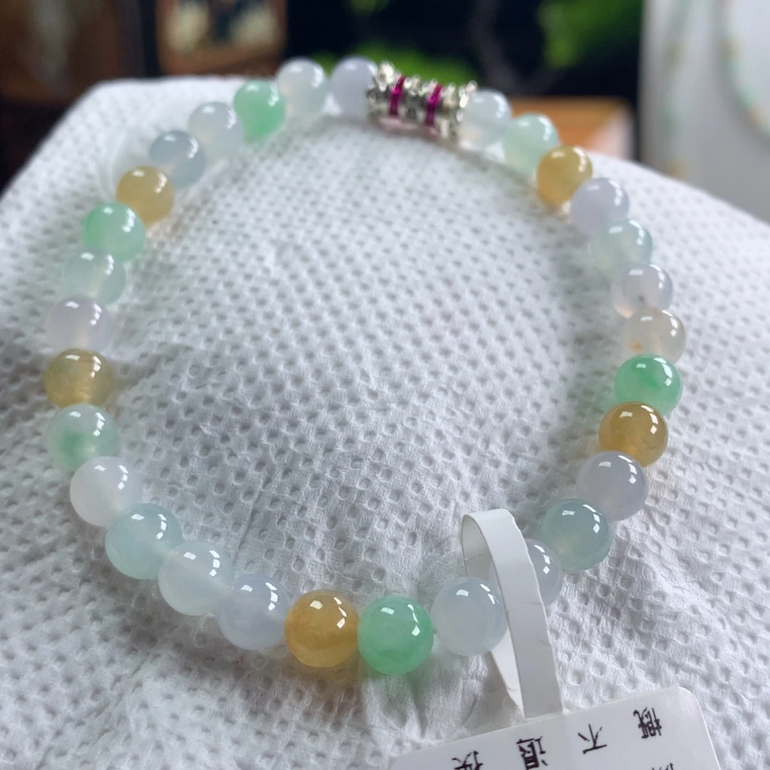 翡翠未镶嵌手链卡6