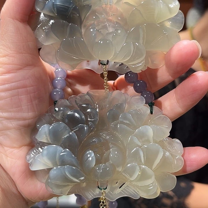 未镶嵌岫玉毛衣链