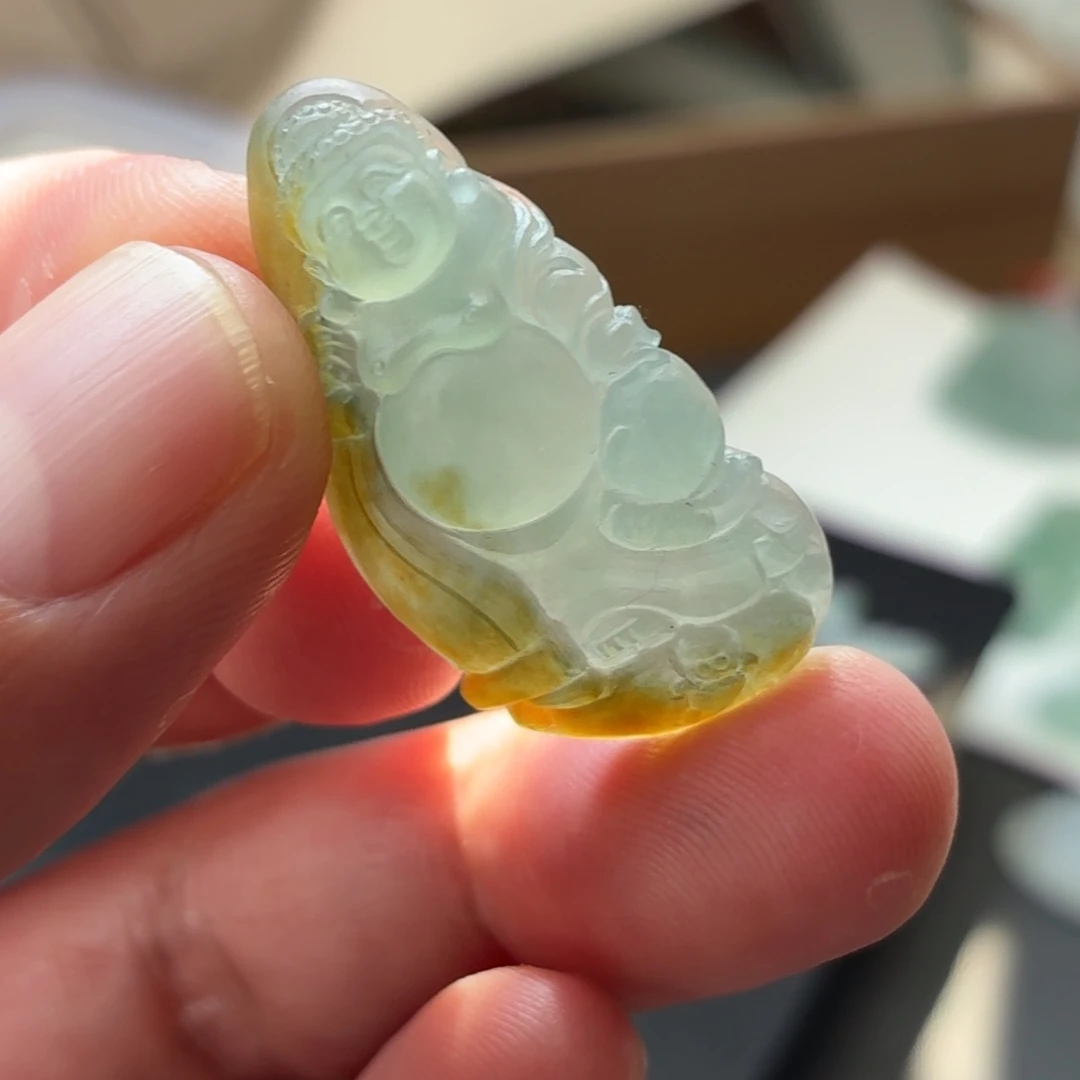 定制翡翠未镶嵌宝宝佛