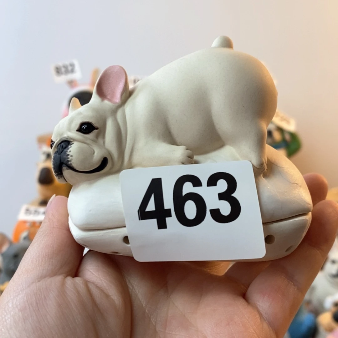 【闪购商品】陶瓷法斗摆件水杯微463