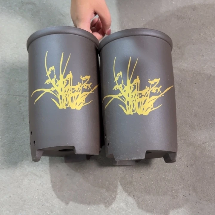 紫砂紫砂花盆破损补发高度22口径14俩只