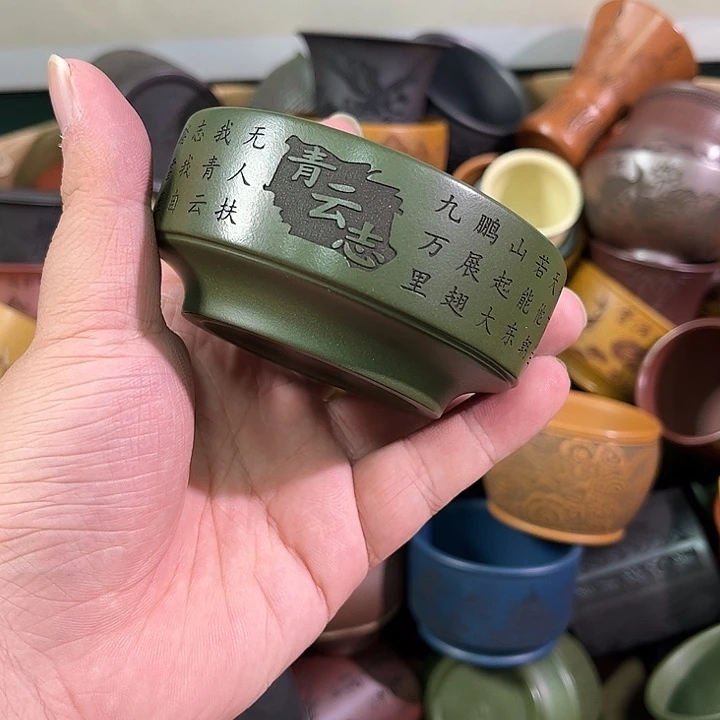 茶杯紫砂全手工紫砂主人杯