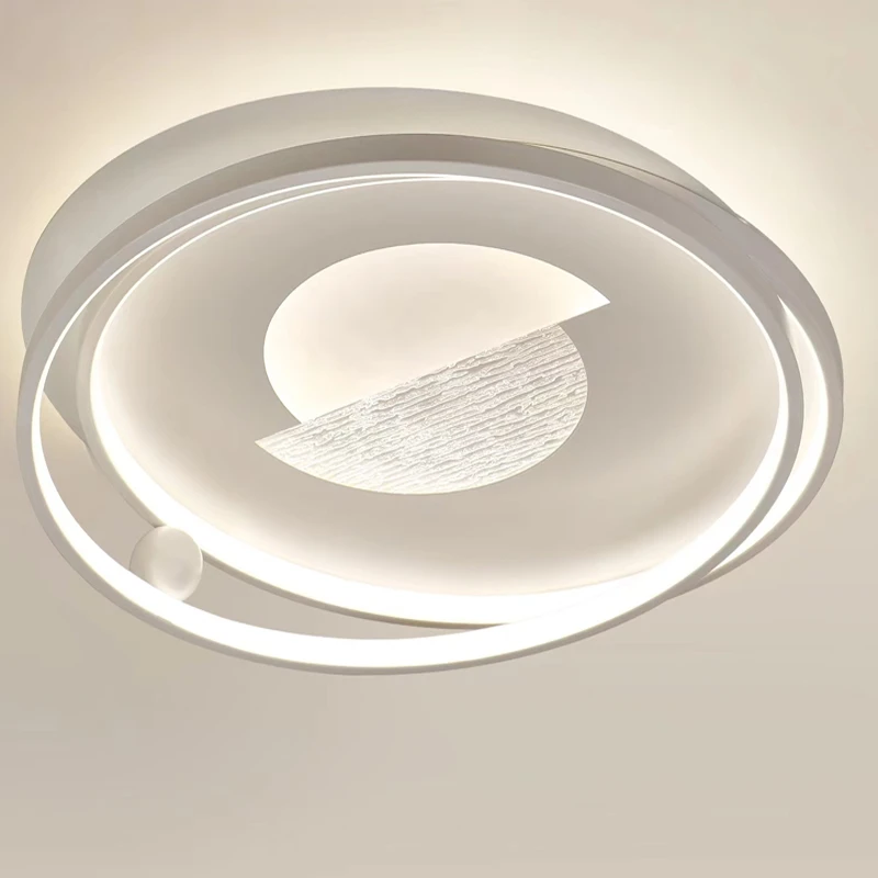 「简约卧室吸顶灯」个性时尚设计 三色变光主卧氛围神器 超爱款