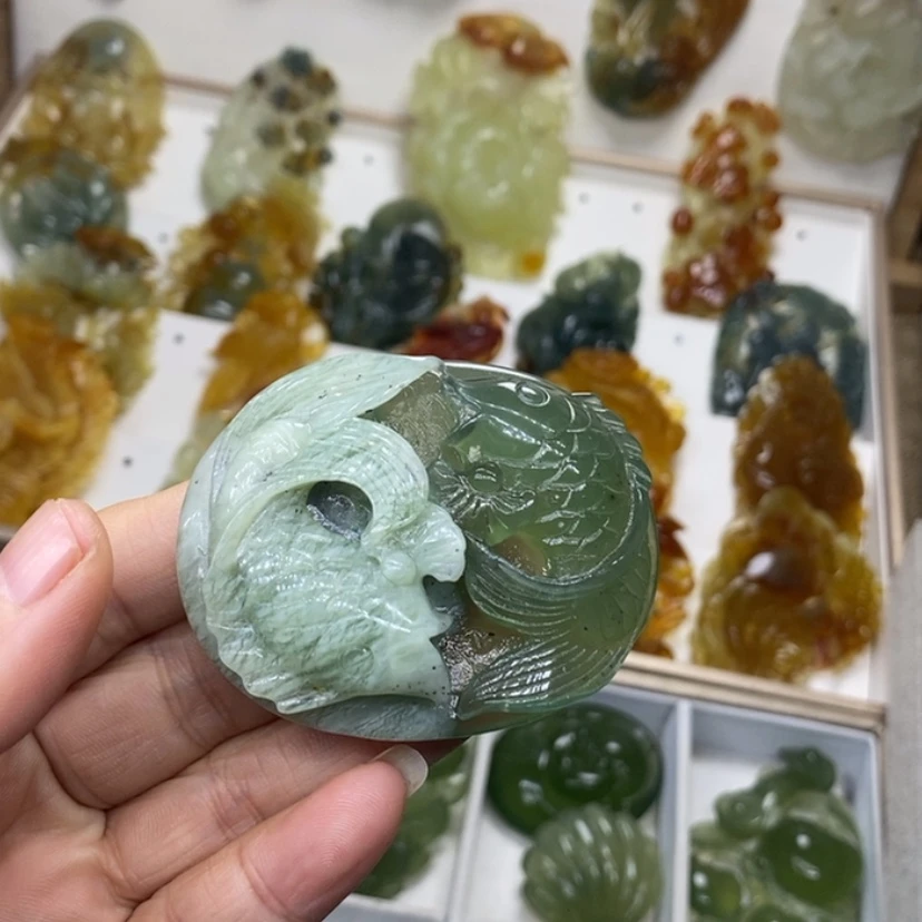 【闪购商品】未镶嵌蛇纹石玉颈饰