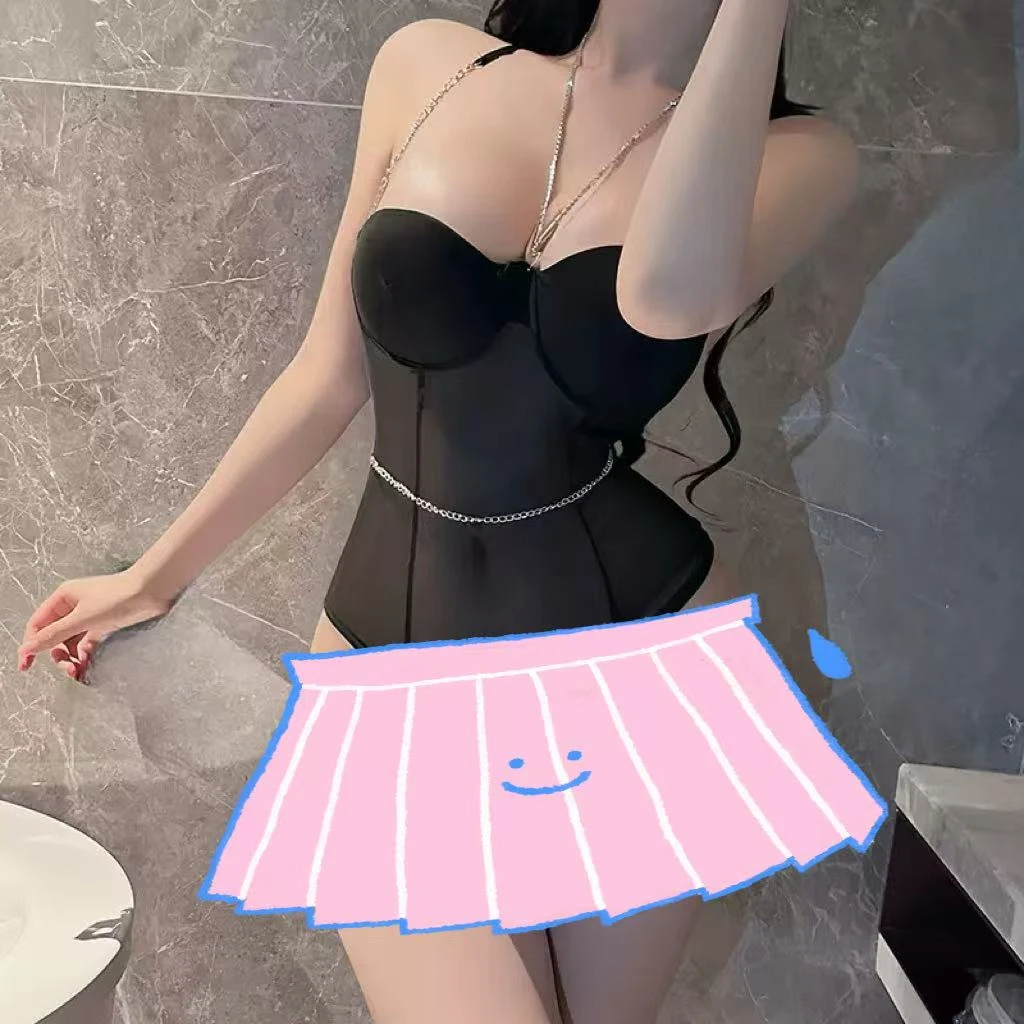 集合051-055吊带蕾丝背心通勤连体性感聚拢小胸诱惑