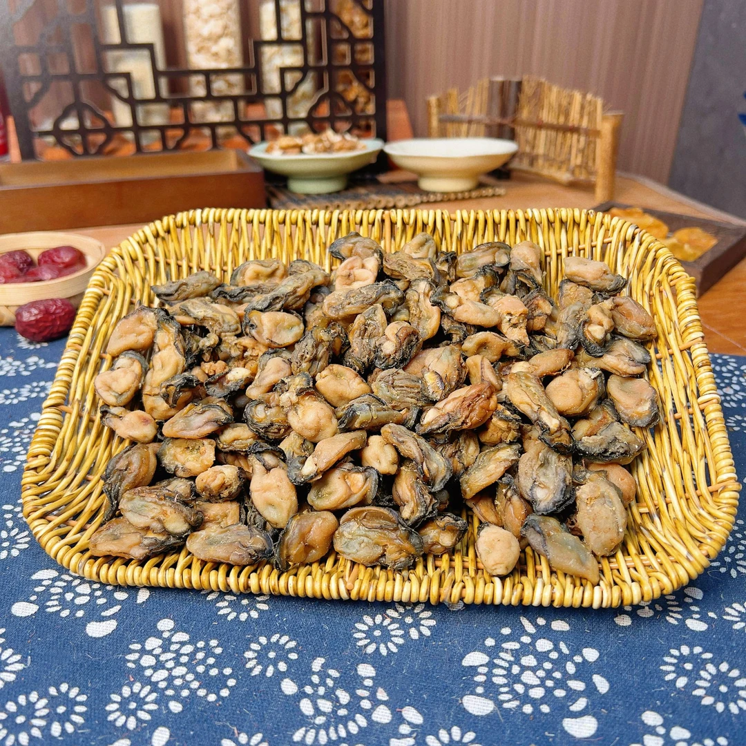 湛江特产本地渔民淡晒生蚝干不抽油海鲜干货海蛎子牡蛎干生晒500g