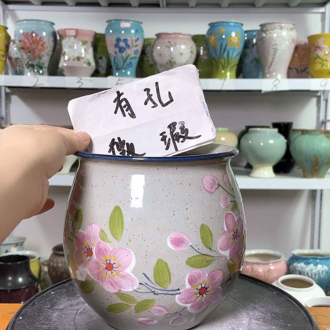 景德镇陶瓷花盆花器暇256