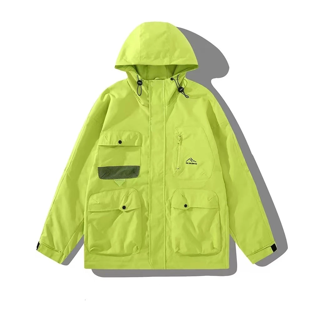 61062#【百首】 秋季新款多口袋连帽宽松潮流男士夹克