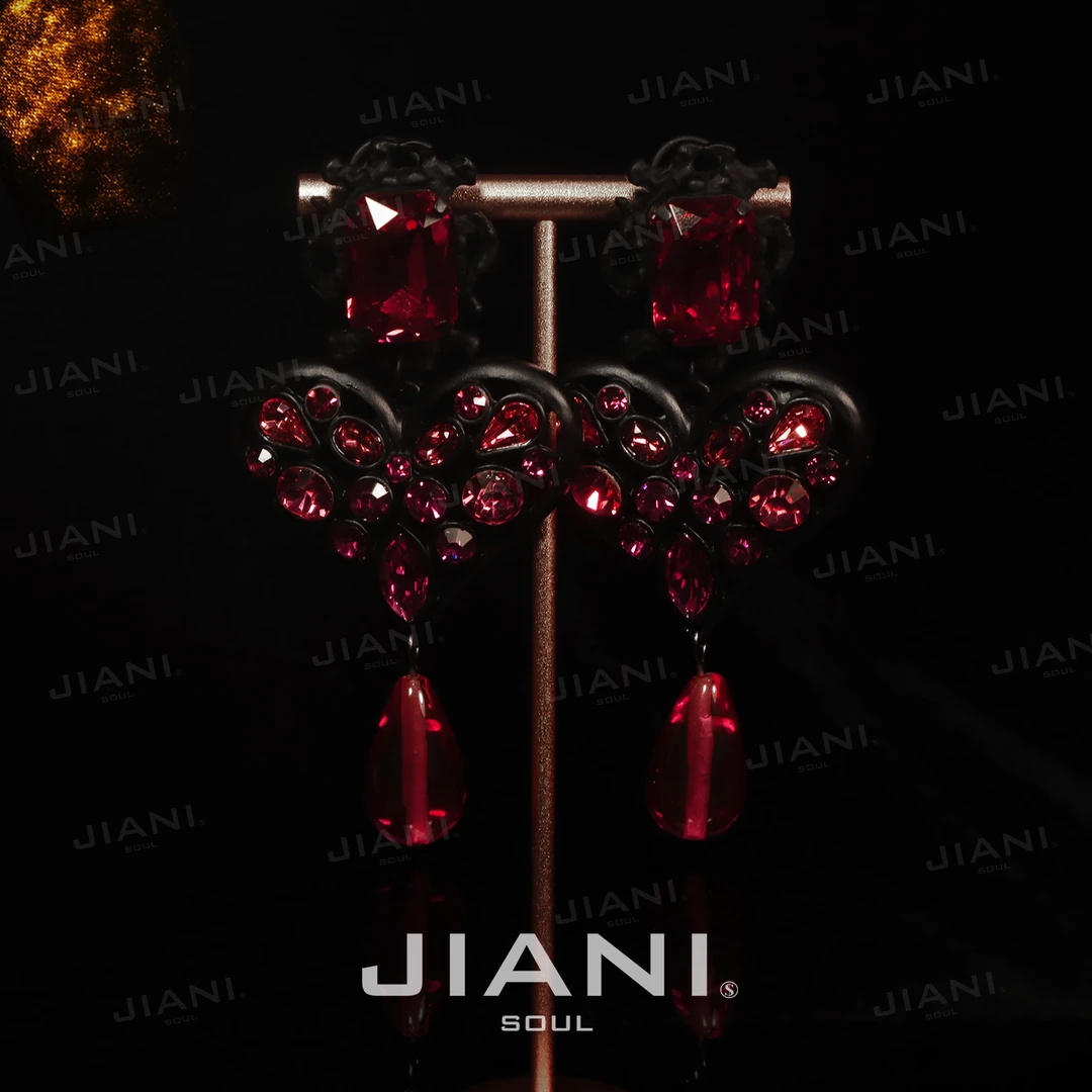 合金耳饰 JIANI【高定“阿芙洛狄忒迷人魅力”爱情之神降临】耳饰