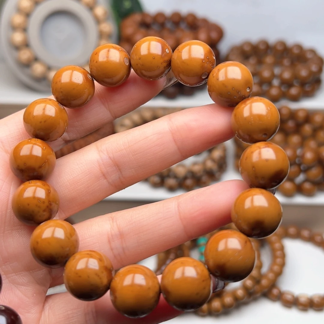 紫金鼠手串南*i14.5光珠手串