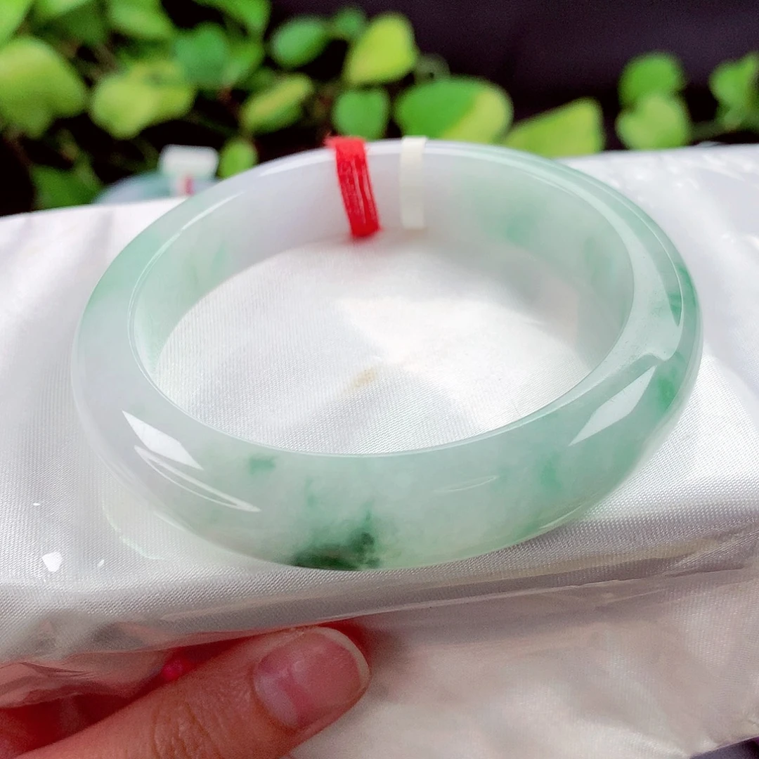 翡翠未镶嵌手镯缅甸天然a货翡翠手镯