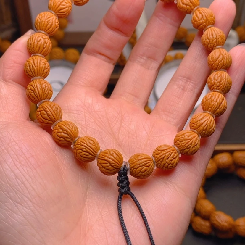 【闪购商品】桃核手串～***～龙文桃核