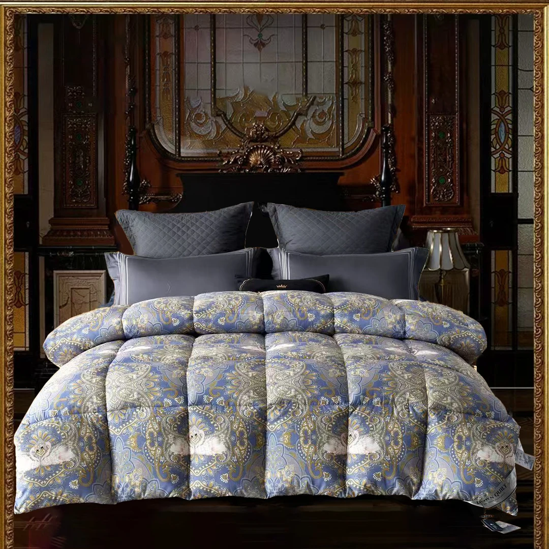 30天试睡-匈牙利•卢瓦河畔暖绒零压舒睡大白鹅羽丝绒加厚冬被a