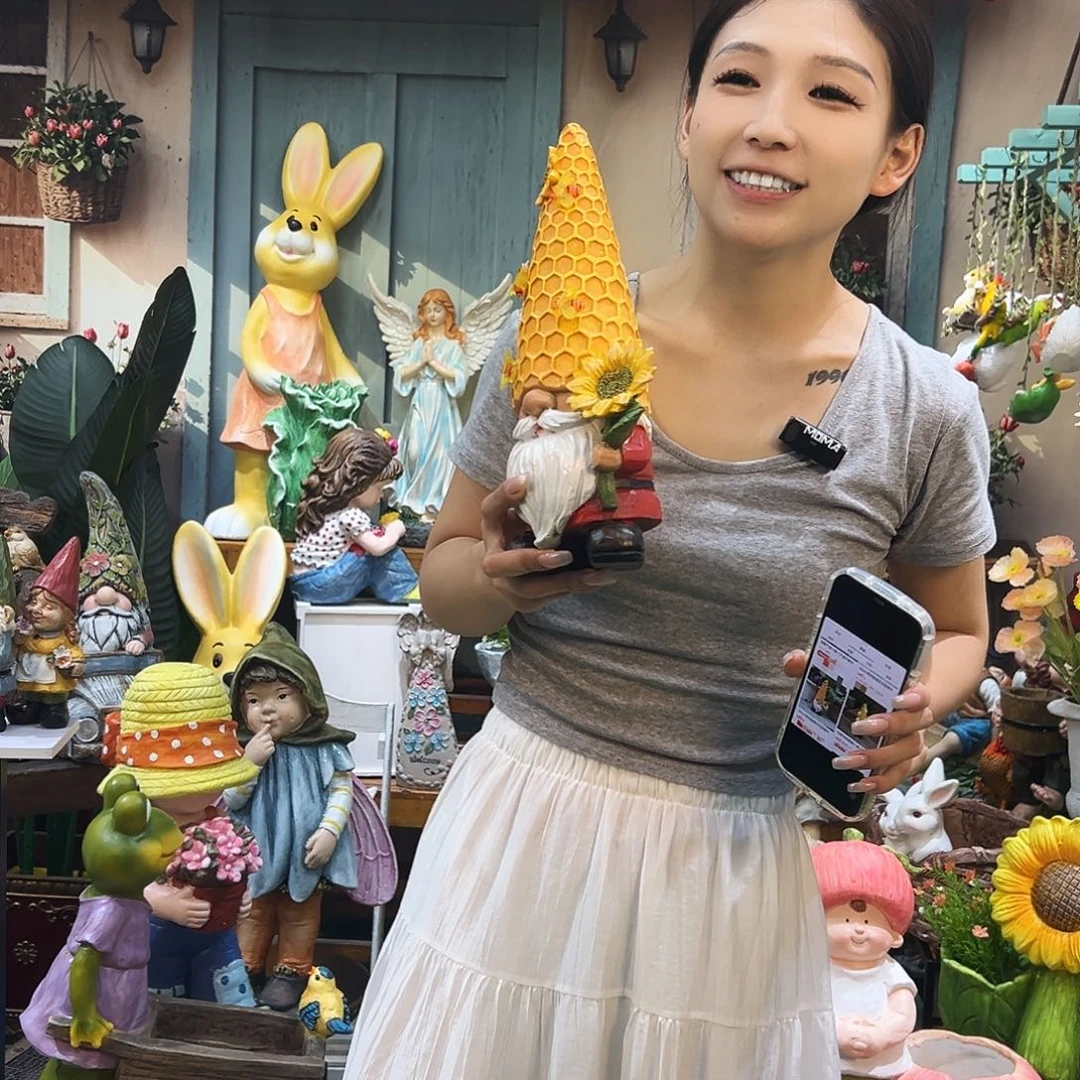 摆件花园摆件红红火火