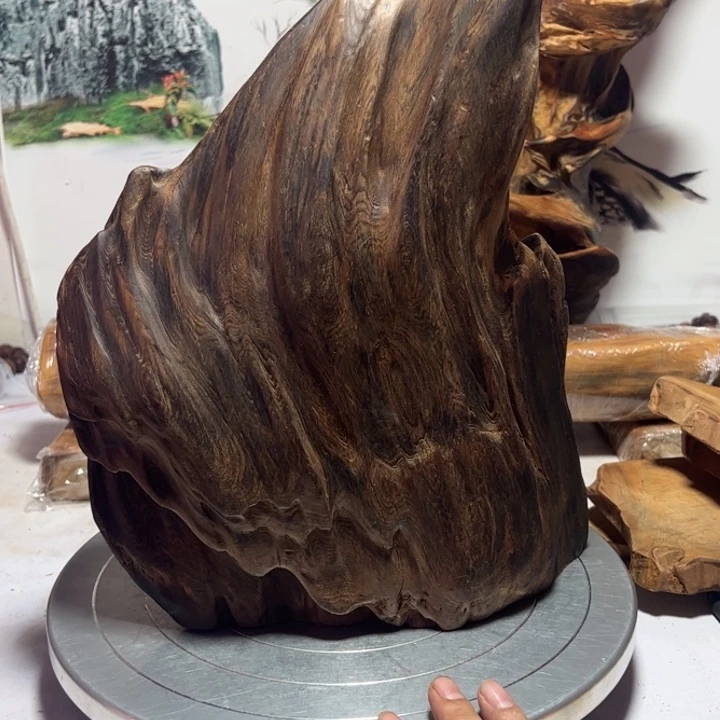 钟***友木一物一拍风化摆件200元