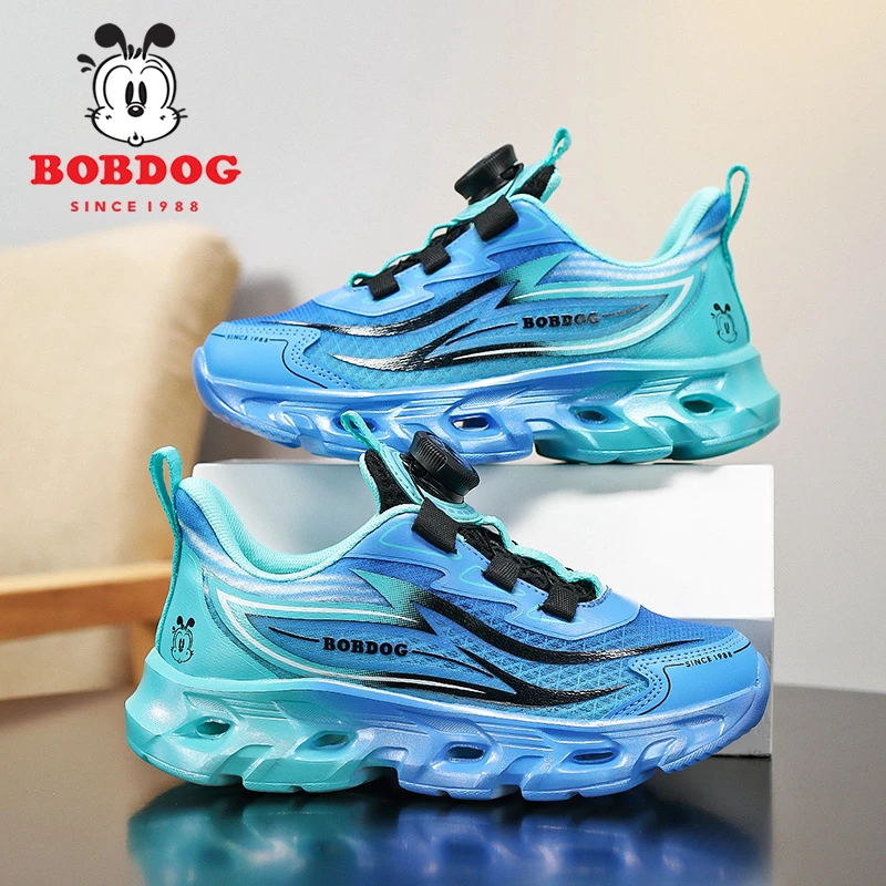 巴布豆童鞋男童运动鞋2025夏季新款透气网鞋中大童男孩儿童休闲鞋