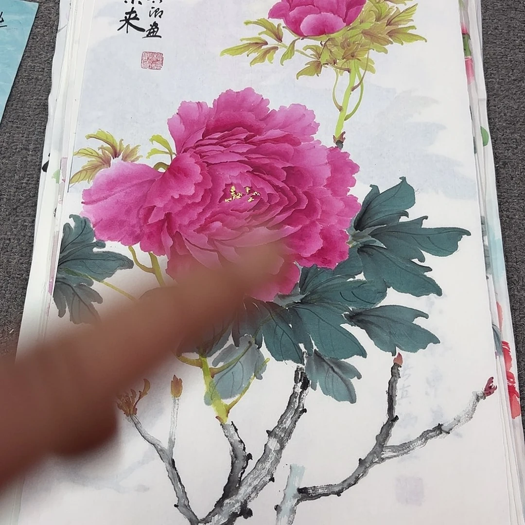 国画国画作品多次在国内外