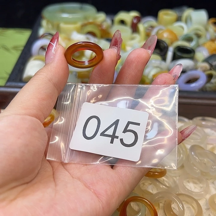 玛瑙/玉髓未镶嵌戒指