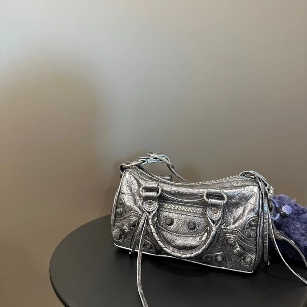 99新 Balenciaga/巴黎世家 巴黎世家/巴黎世家银色机车/送中检jm