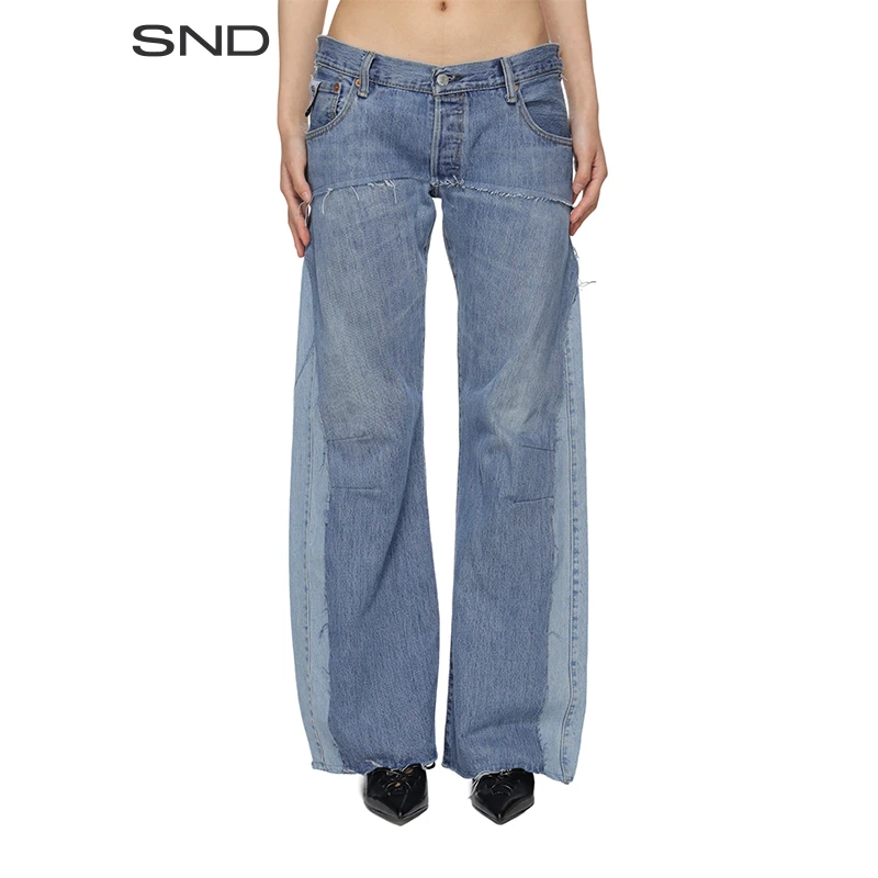 【PROTOTYPES 设计师品牌】SND SS25 复古拼接牛仔裤 男款