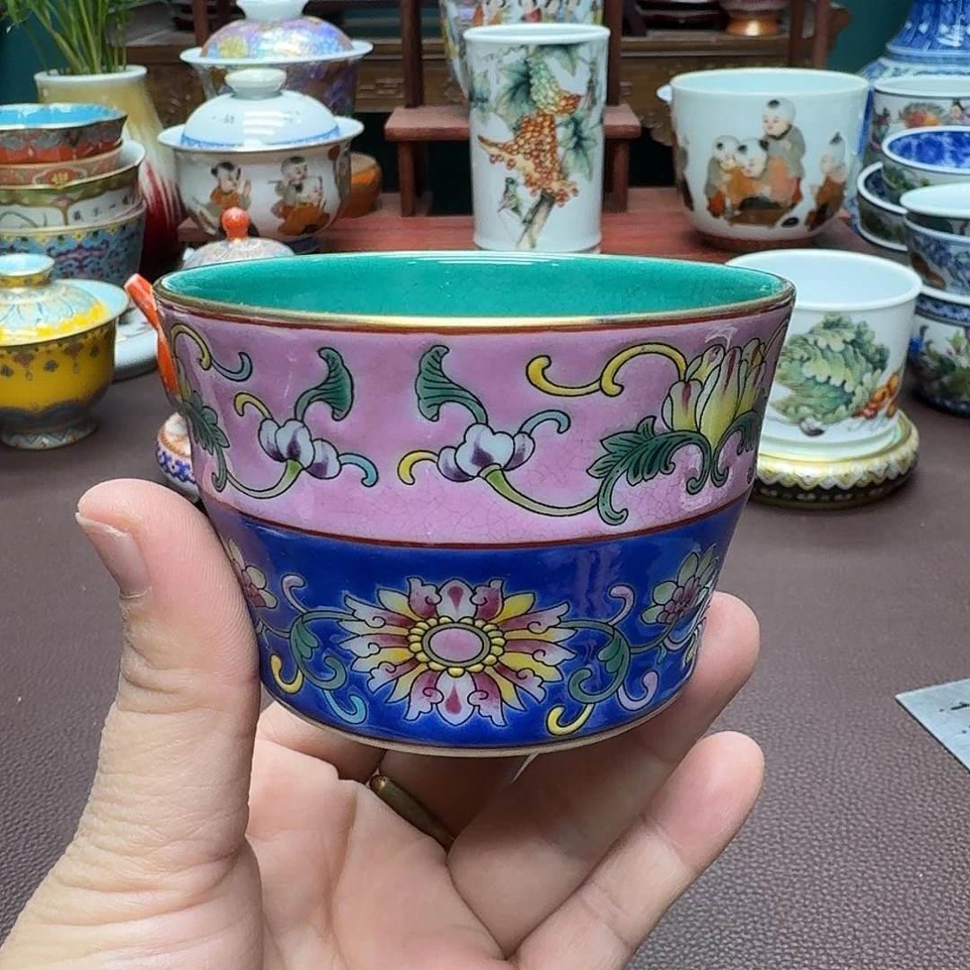 瓷片景德镇仿古手工制作精品展示