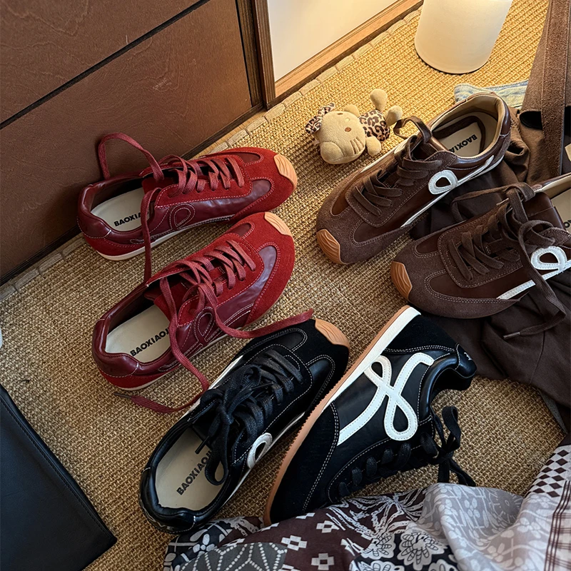 【DR官方正品】高级奢侈!复古德训鞋女2025新款阿甘鞋