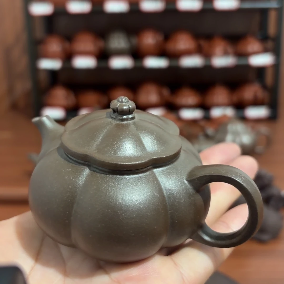 泥塑原矿朱泥，柴烧《小寒江》110，cc