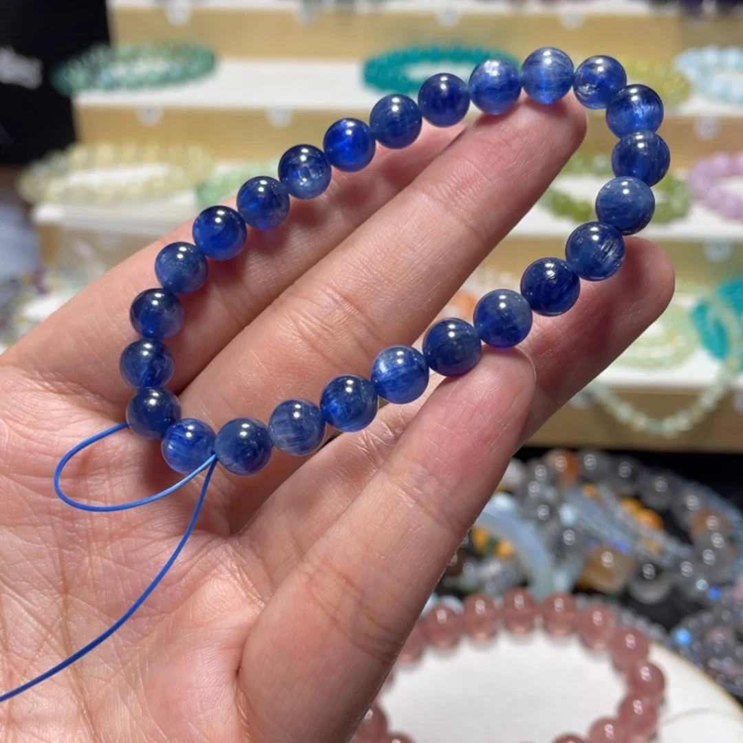 【闪购商品】水晶手串银S800镀金镶嵌玖***7