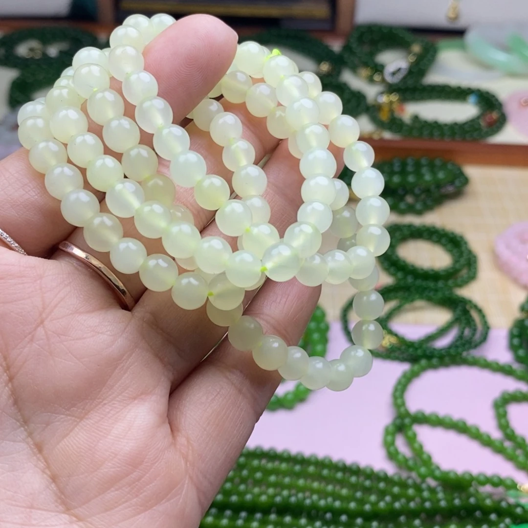 和田玉（青玉）项圈未镶嵌