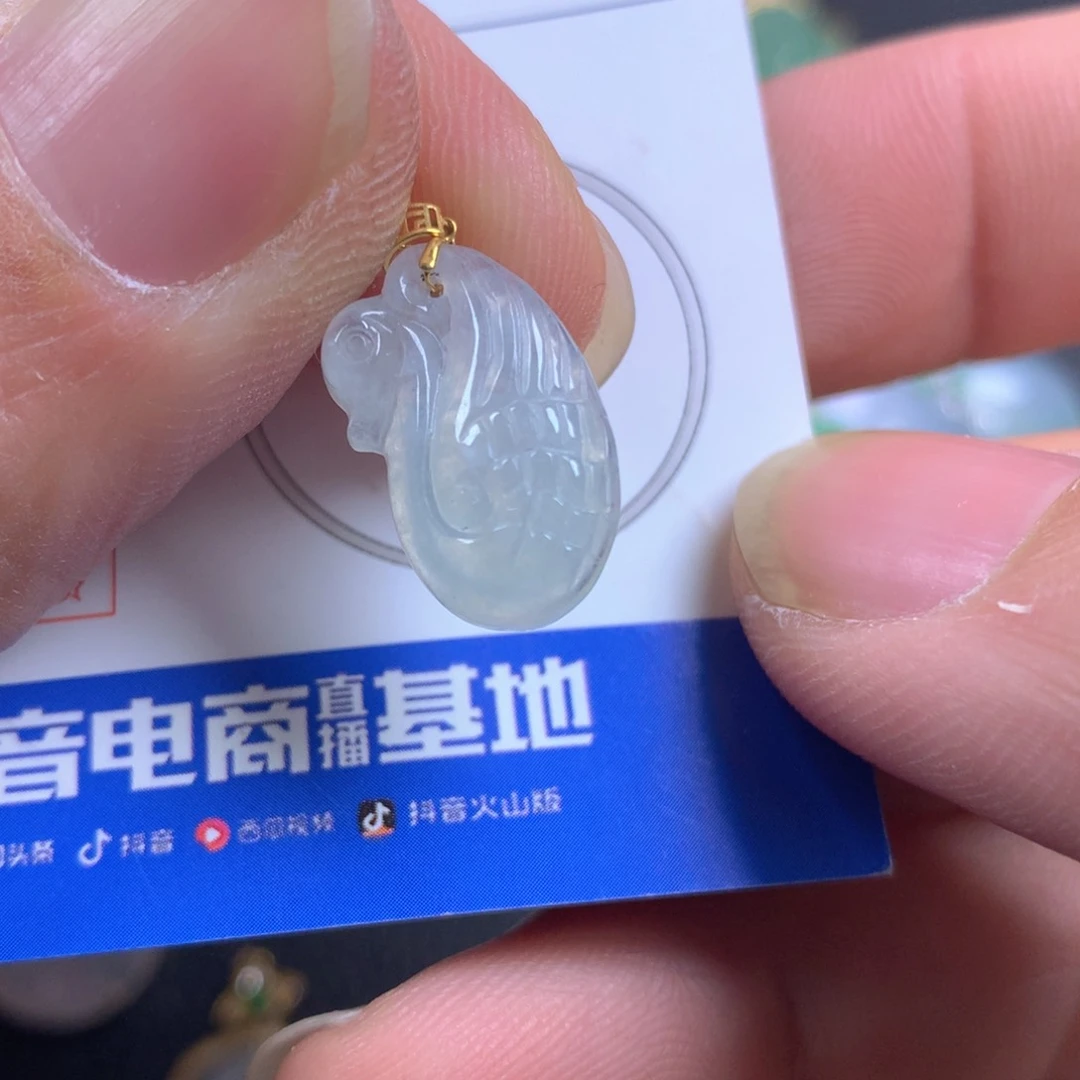 【闪购商品】翡翠颈饰18K金镶嵌翡翠