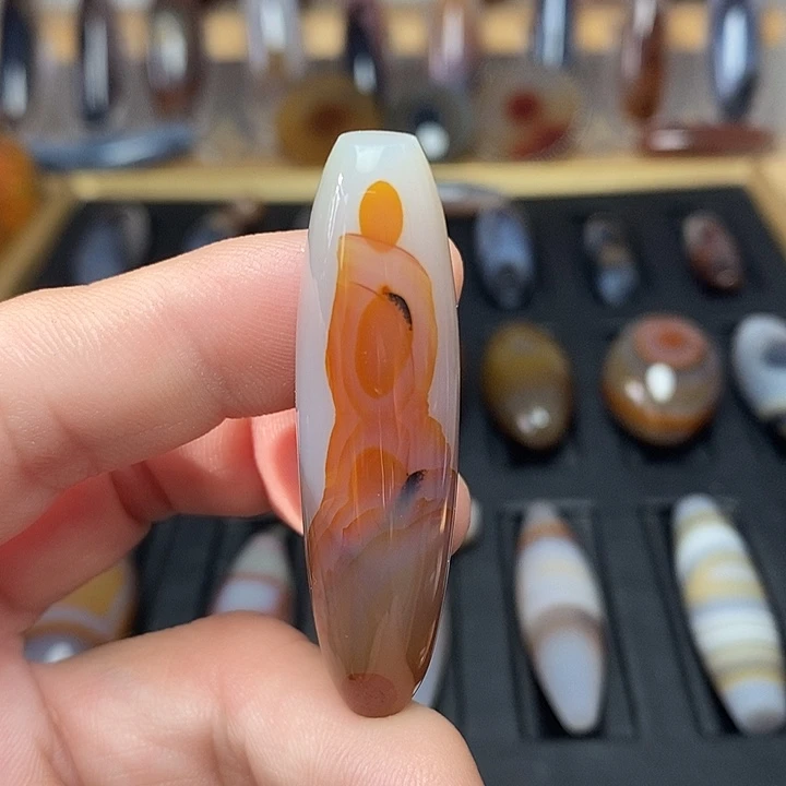 玛瑙/玉髓合金颈饰