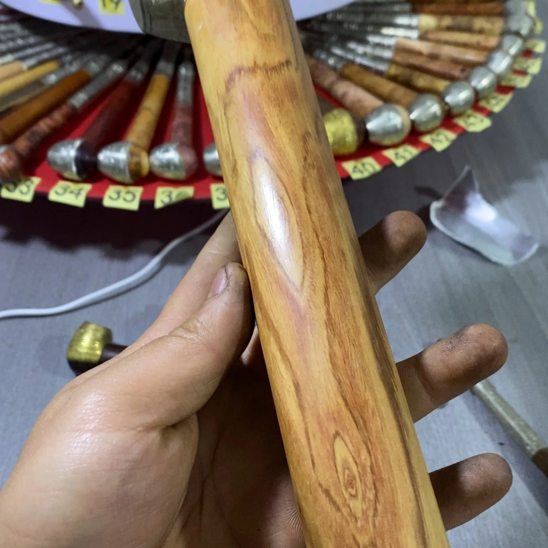 迷***熊黄花梨/降香黄檀黄花梨76公分大直杆搞走