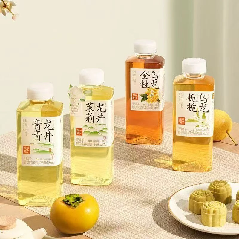 【5瓶1-2口味】1月10到期果子熟了金桂乌龙茶500ml（新老包装交替发）