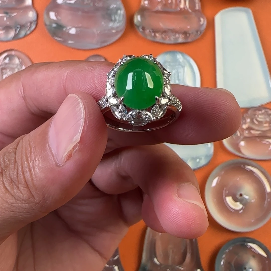 定制翡翠未镶嵌天然