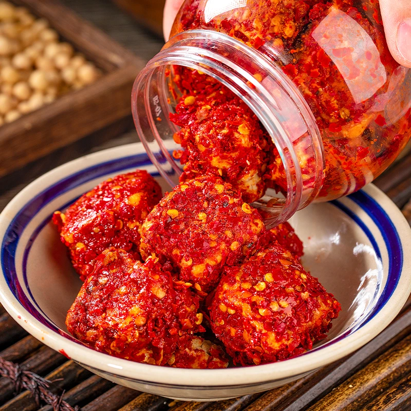 268克湖南特产手工豆腐乳正宗农家霉豆腐香辣麻辣下饭菜拌饭