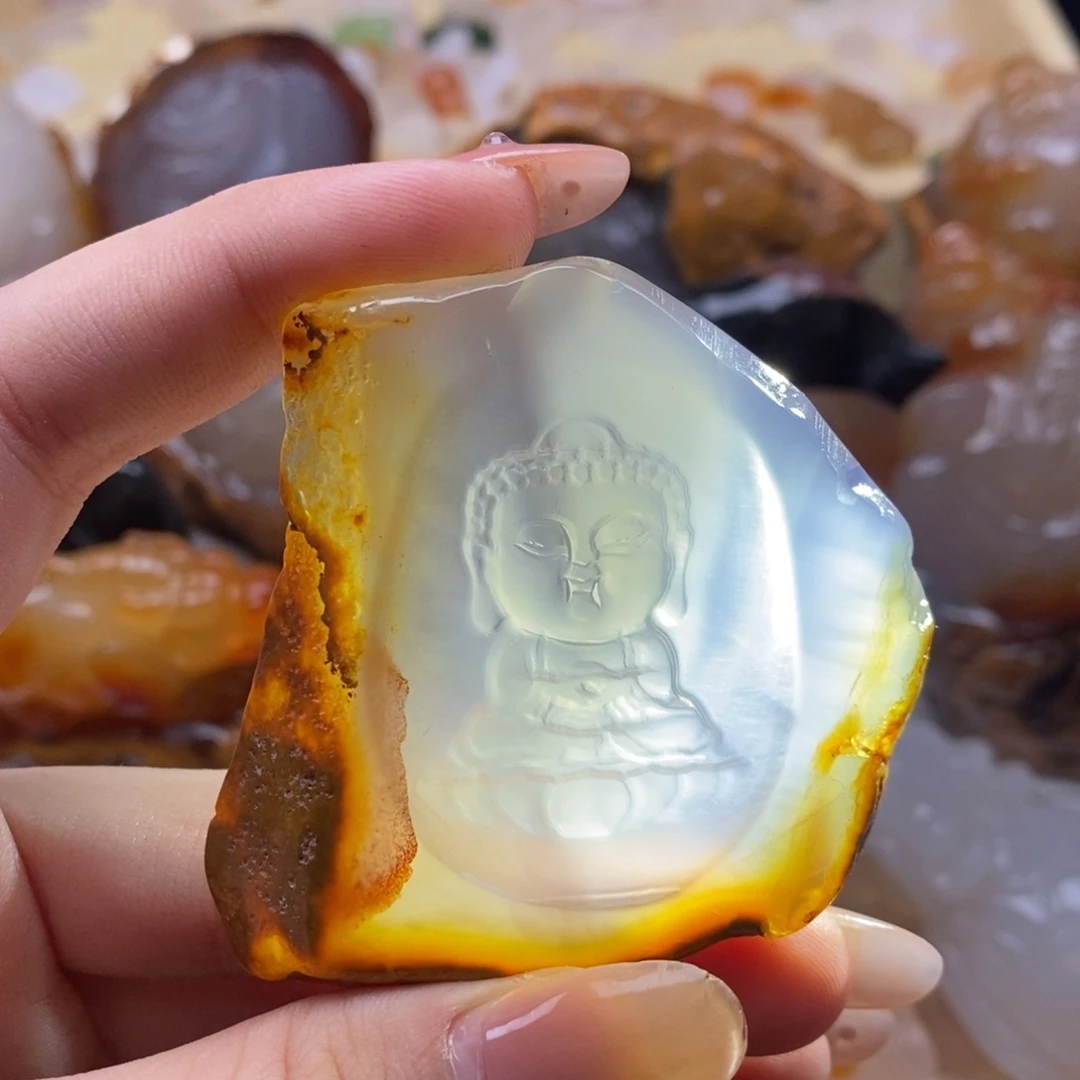 玛瑙/玉髓未镶嵌颈饰