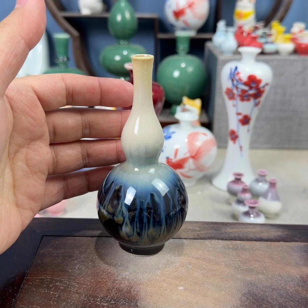 陶瓷手工小花器摆件