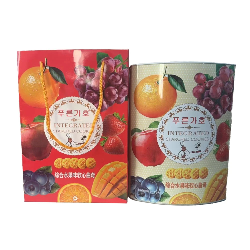 小野平郎 综合水果味软心曲奇年货送礼零食