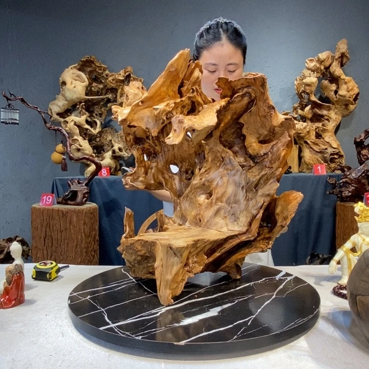 用***哥木草木堂根艺摆件322