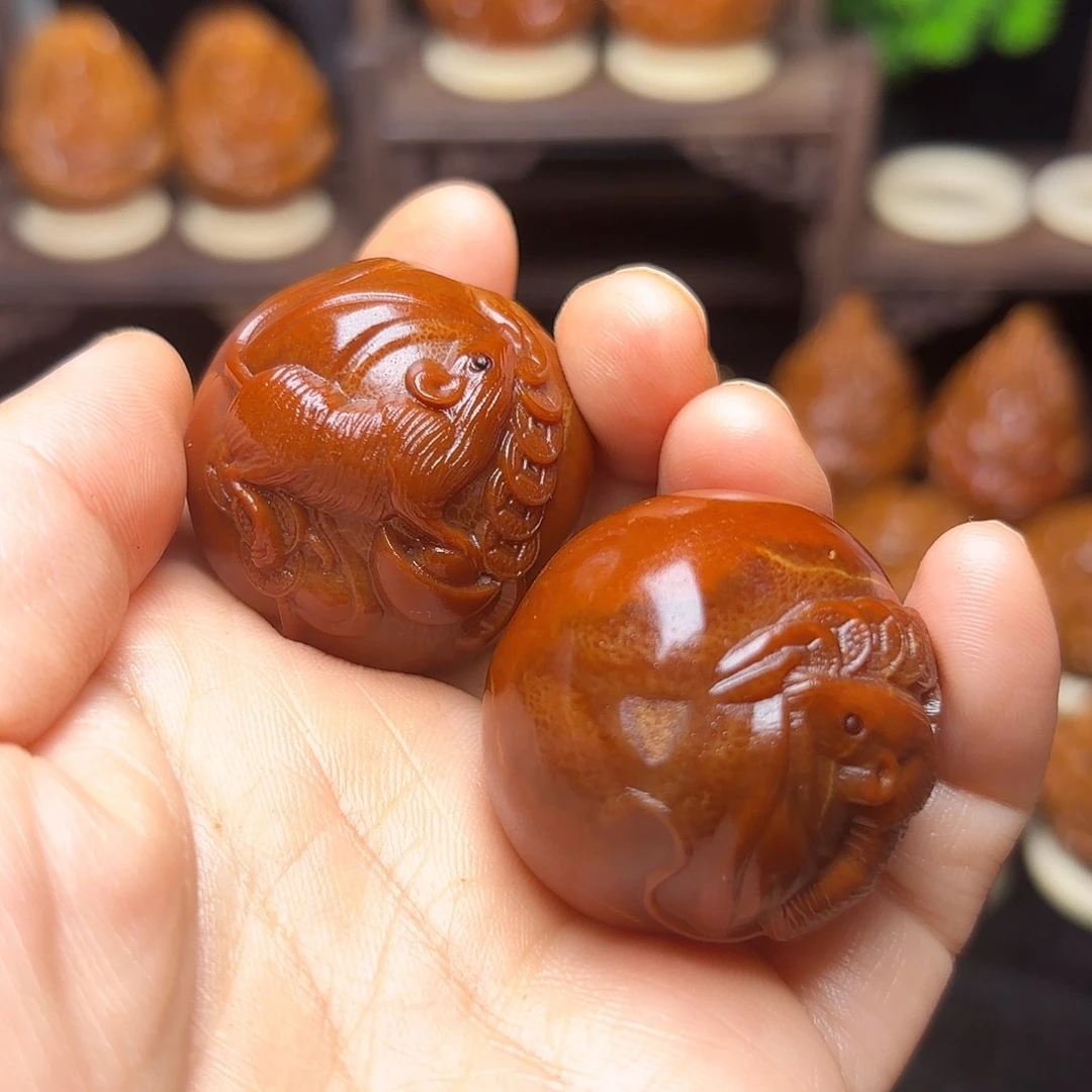 随***安橄榄核手串/手链老鼠手球