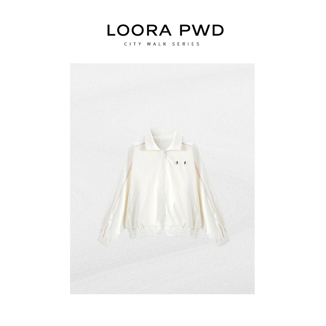 LOORAPWD/罗拉密码 2025春季立领刺绣女款户外棒球服25CJAB0058N