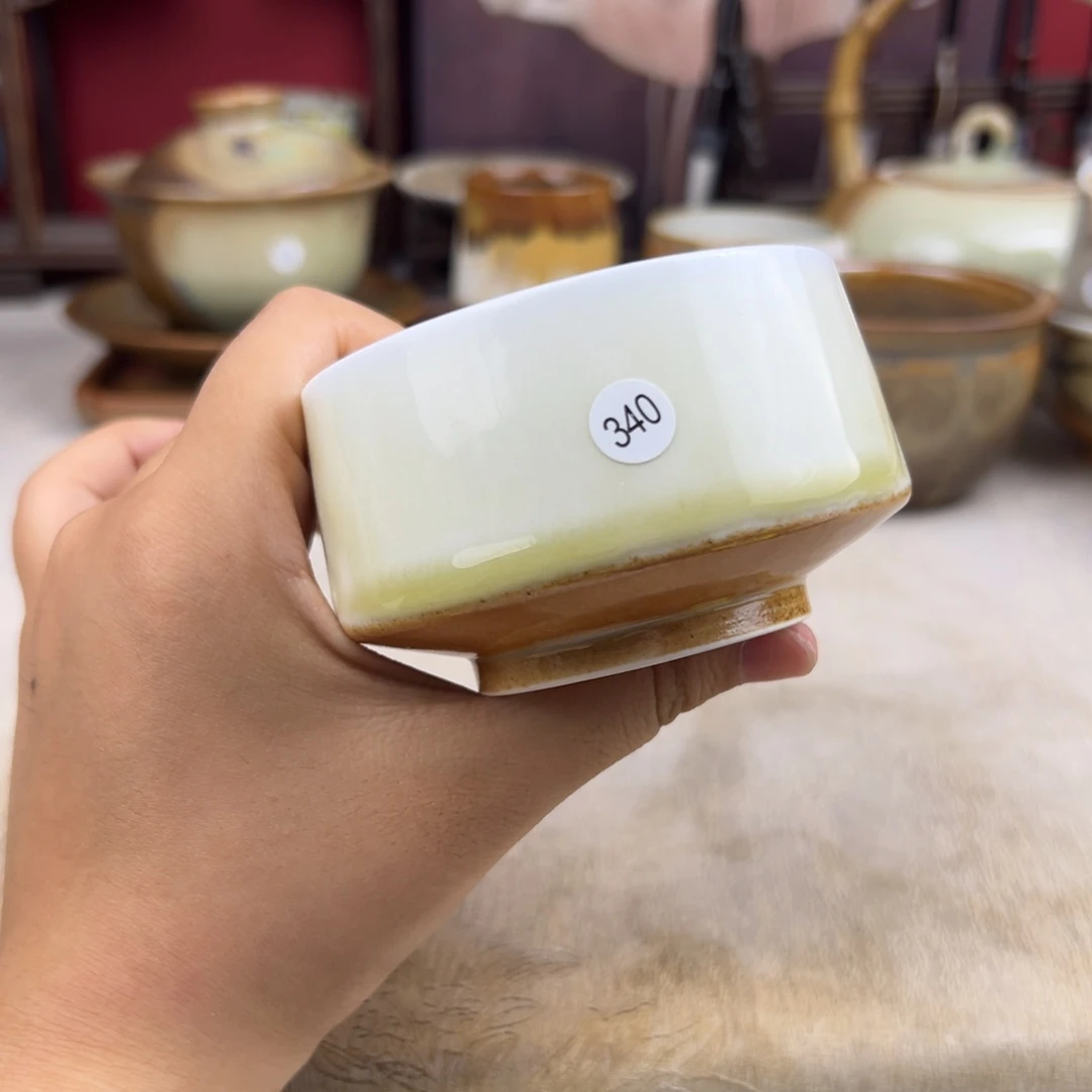 杯纯手工柴烧主人杯