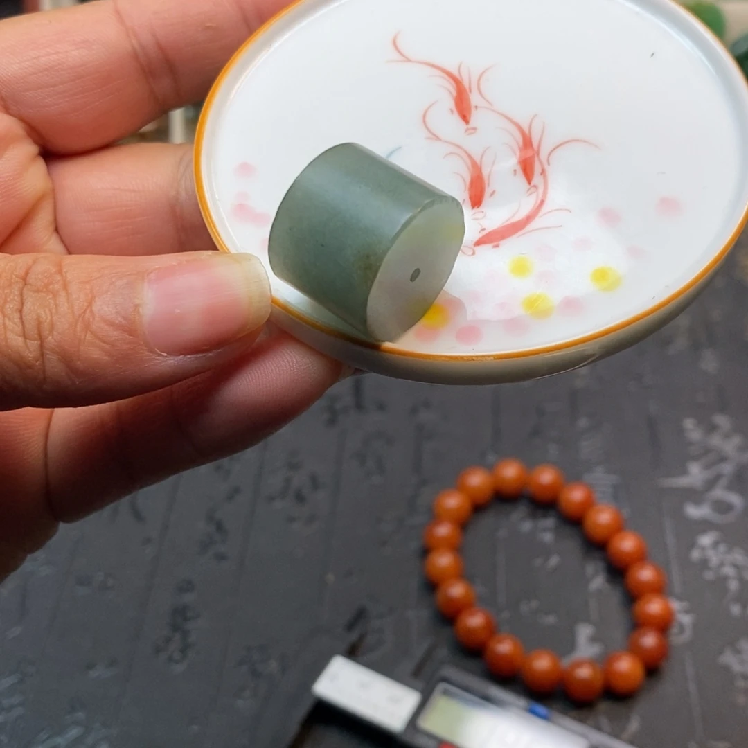 翡翠未镶嵌毛衣链
