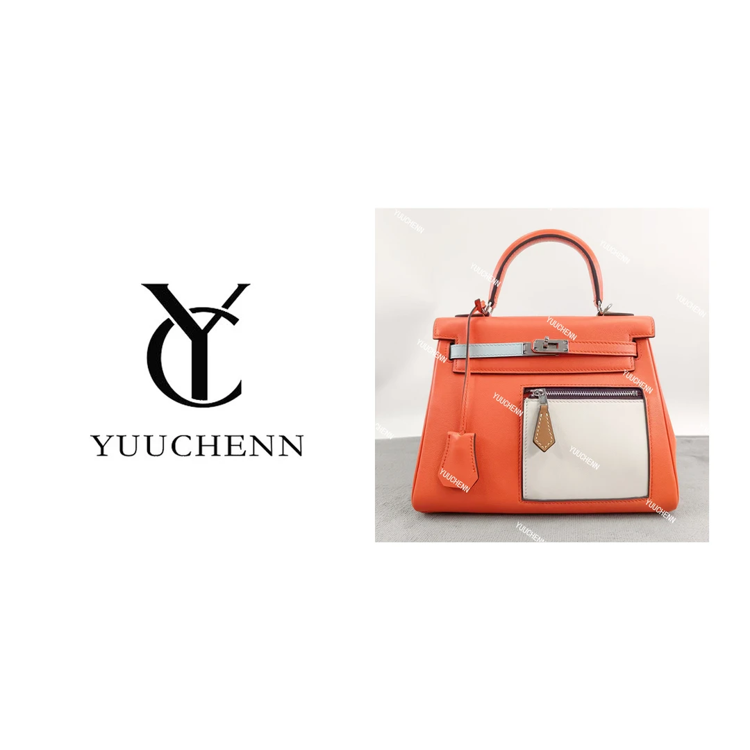 YUUCHENN/28cm原创设计高定真皮包 HH4672
