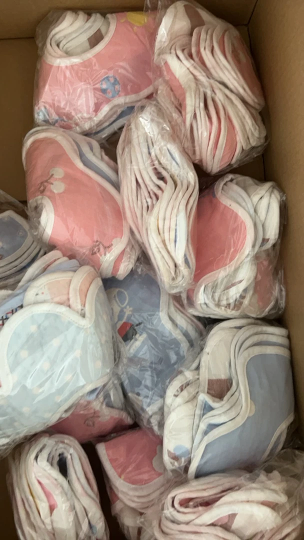 纱布围嘴不挑发5条