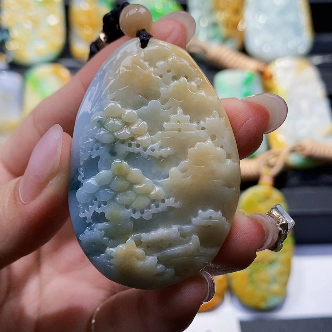 翡翠未镶嵌颈饰翡翠