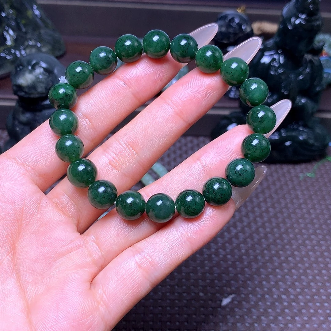 未镶嵌手串和田玉卡10
